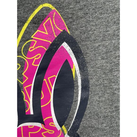 Psycho Bunny Graphic T-shirt Long Sleeve Gray Cotton Size 5 Medium - Picture 3 of 7